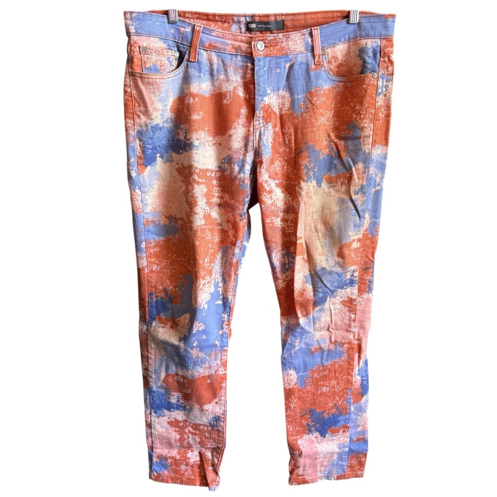 Levi’s Mid Rise Tie Dye Skinny Jeans